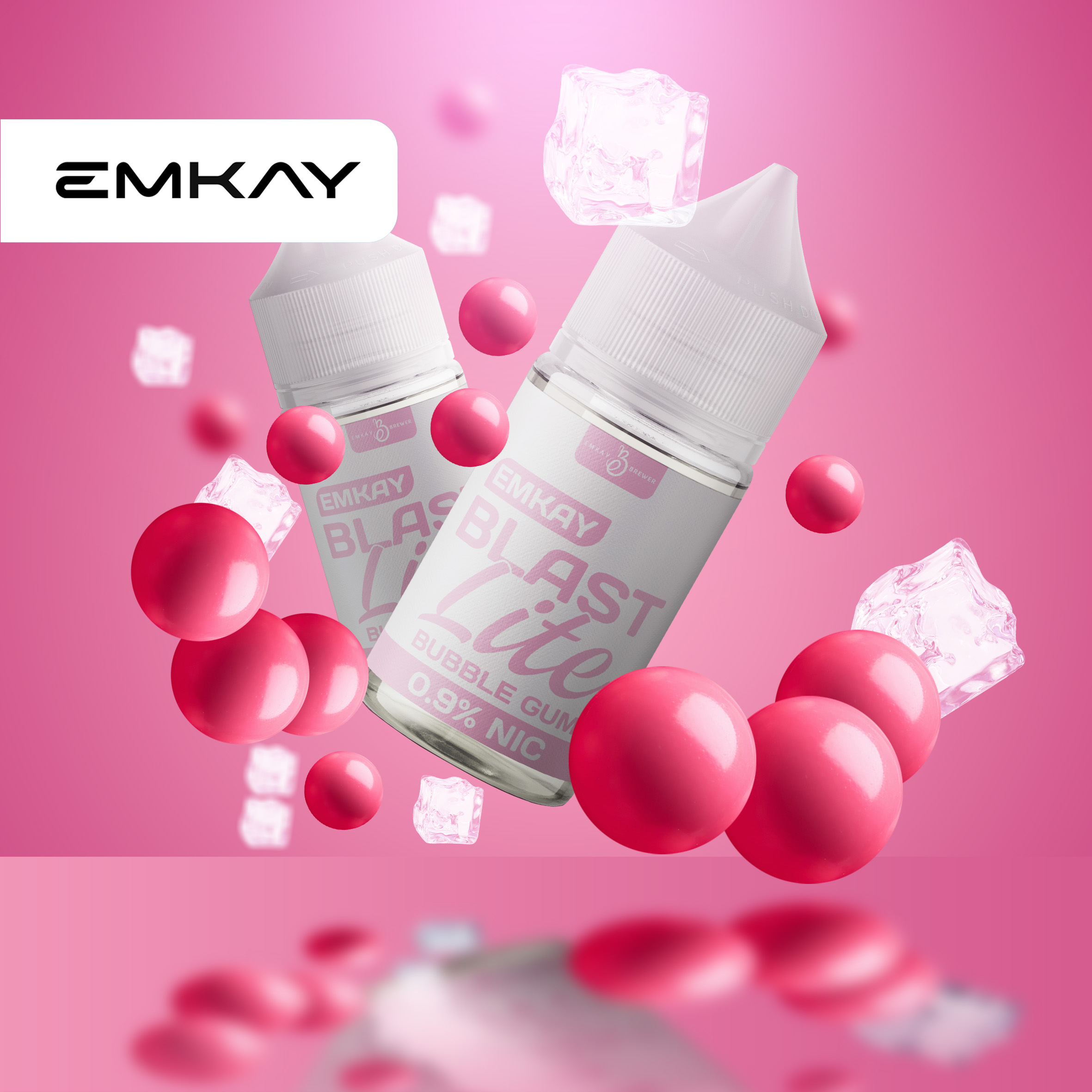 Emkay Blast Lite Bubble Gum