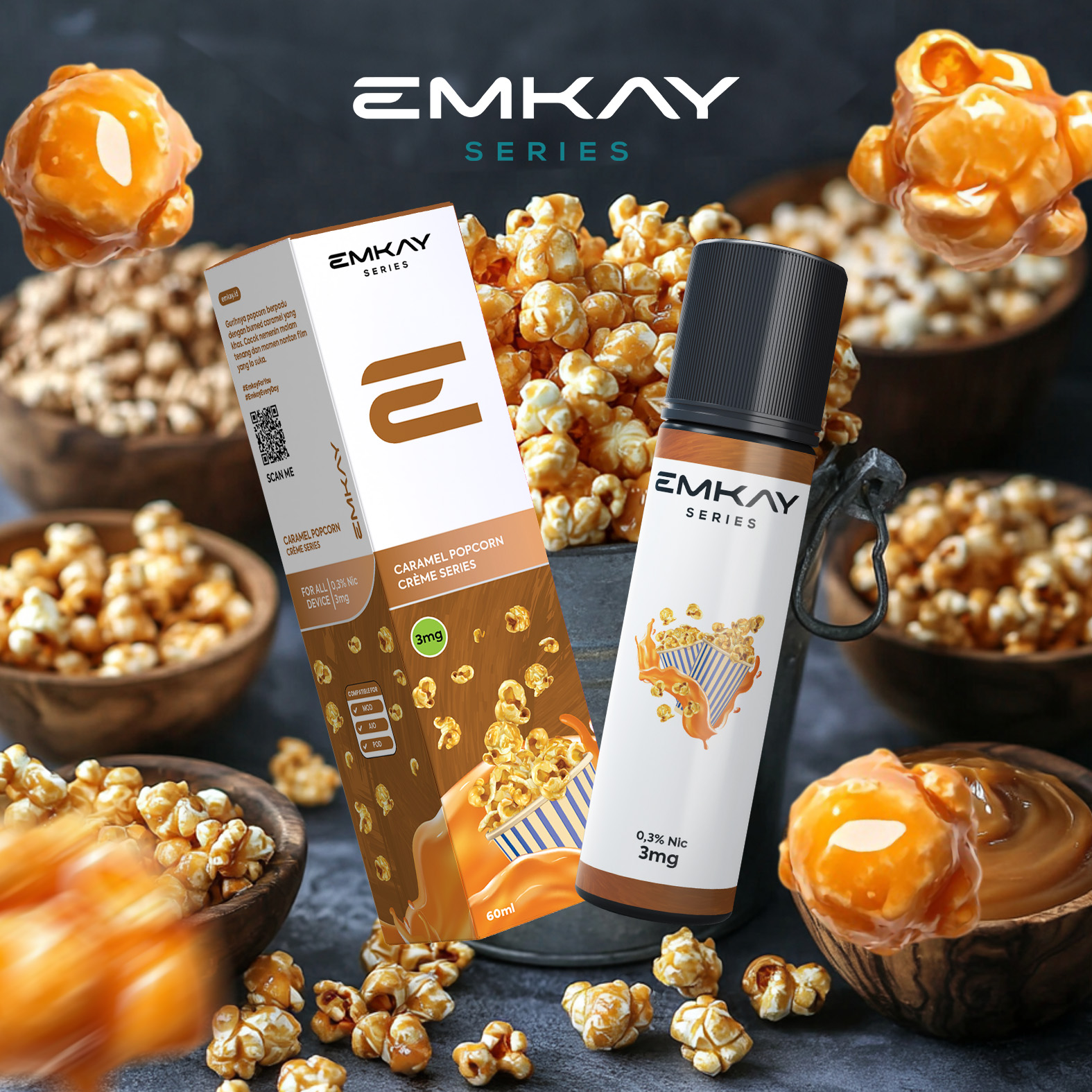 Creme Freebase Caramel Popcorn